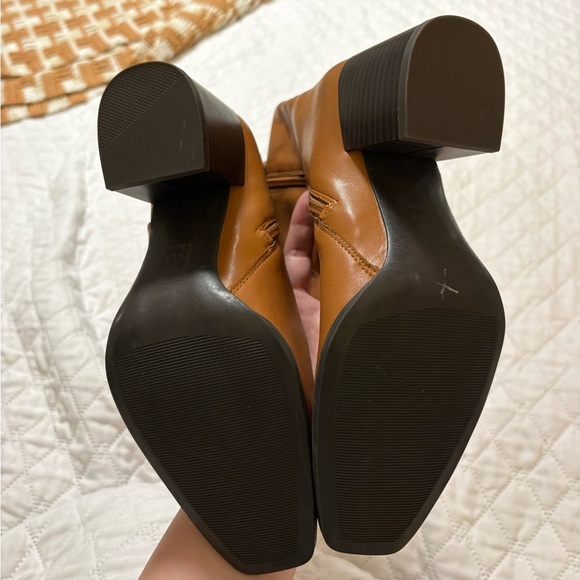 Nordstrom Rack NWOT Brown Leather Knee-High Boots - Picture 10 of 11